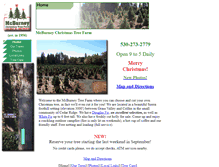 Tablet Screenshot of mcburneytreefarm.com